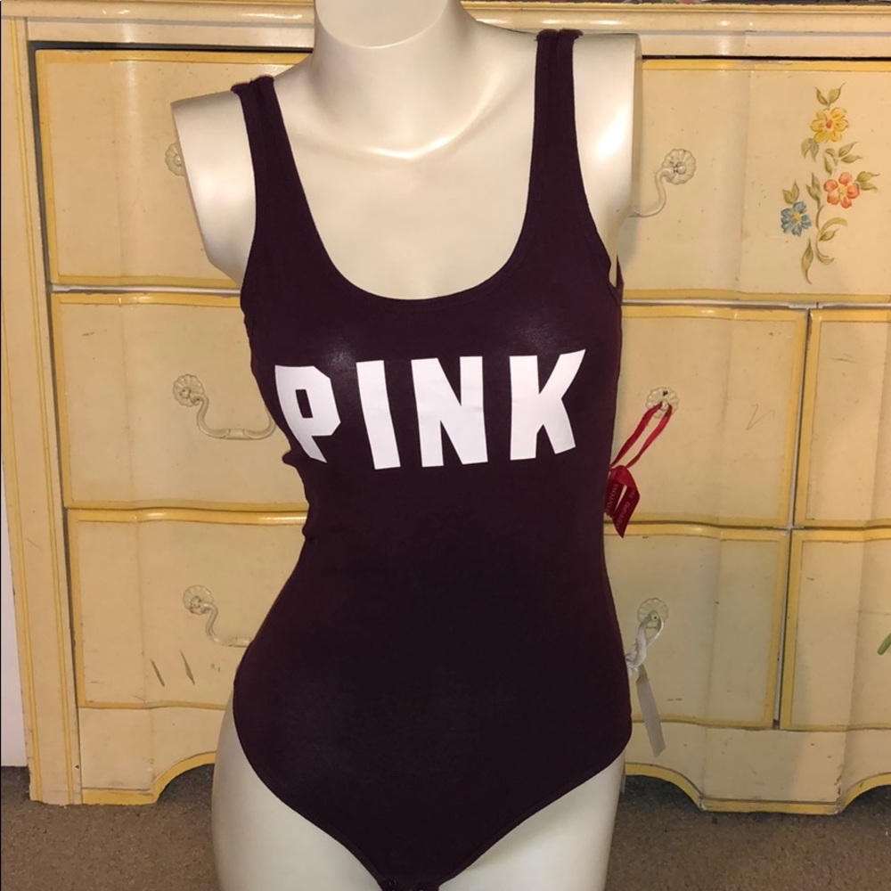 Burgundy PINK bodysuit